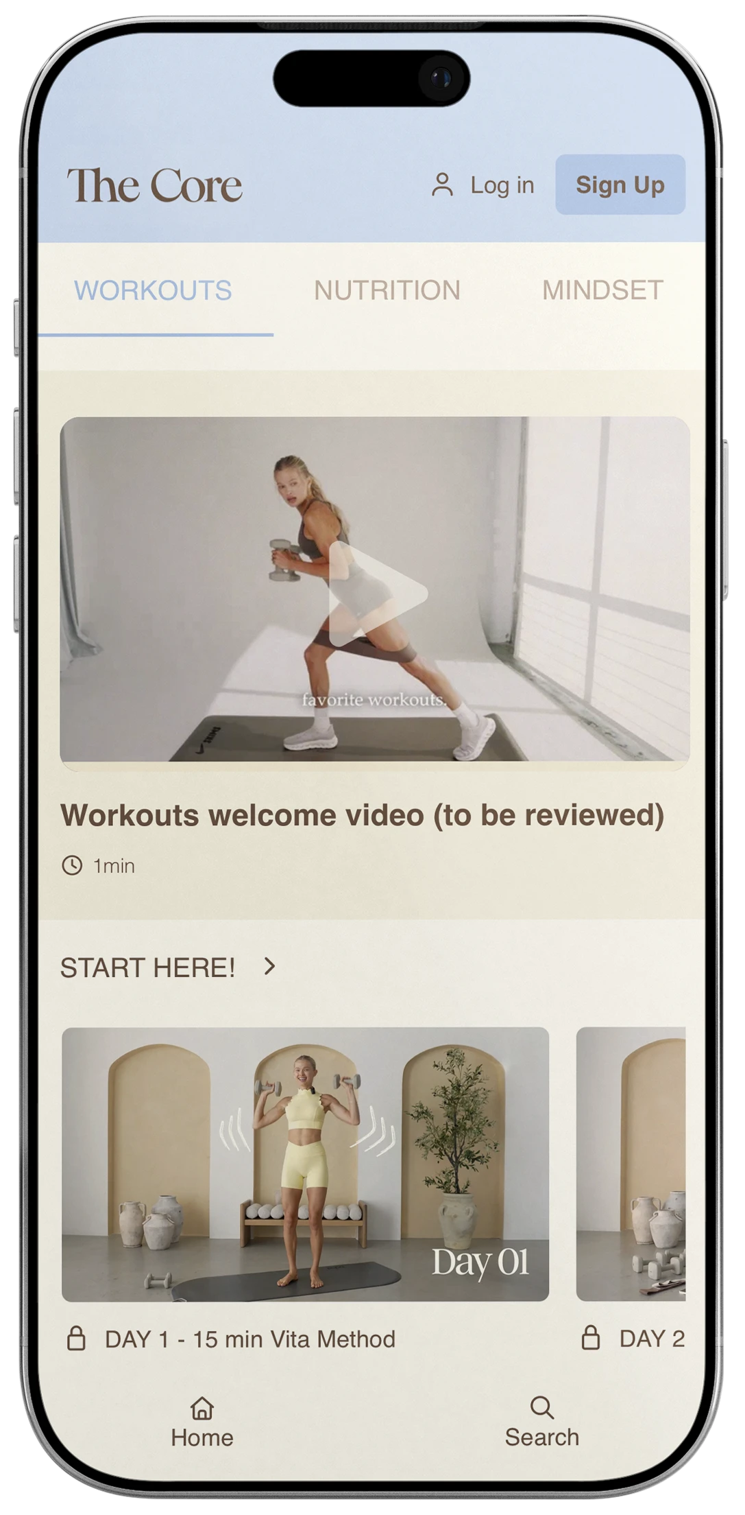 The Core Platform on iPhone
